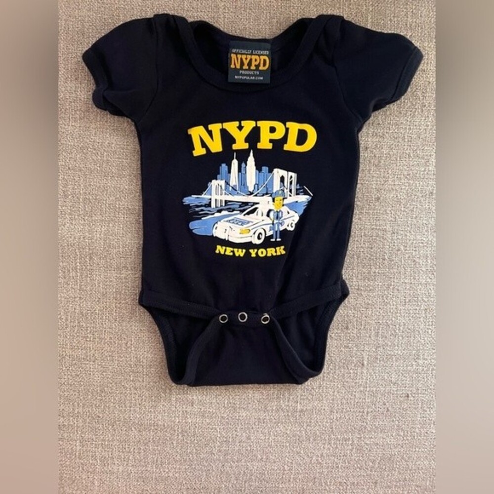 Baby New York NYPD Bodysuit SZ 12M